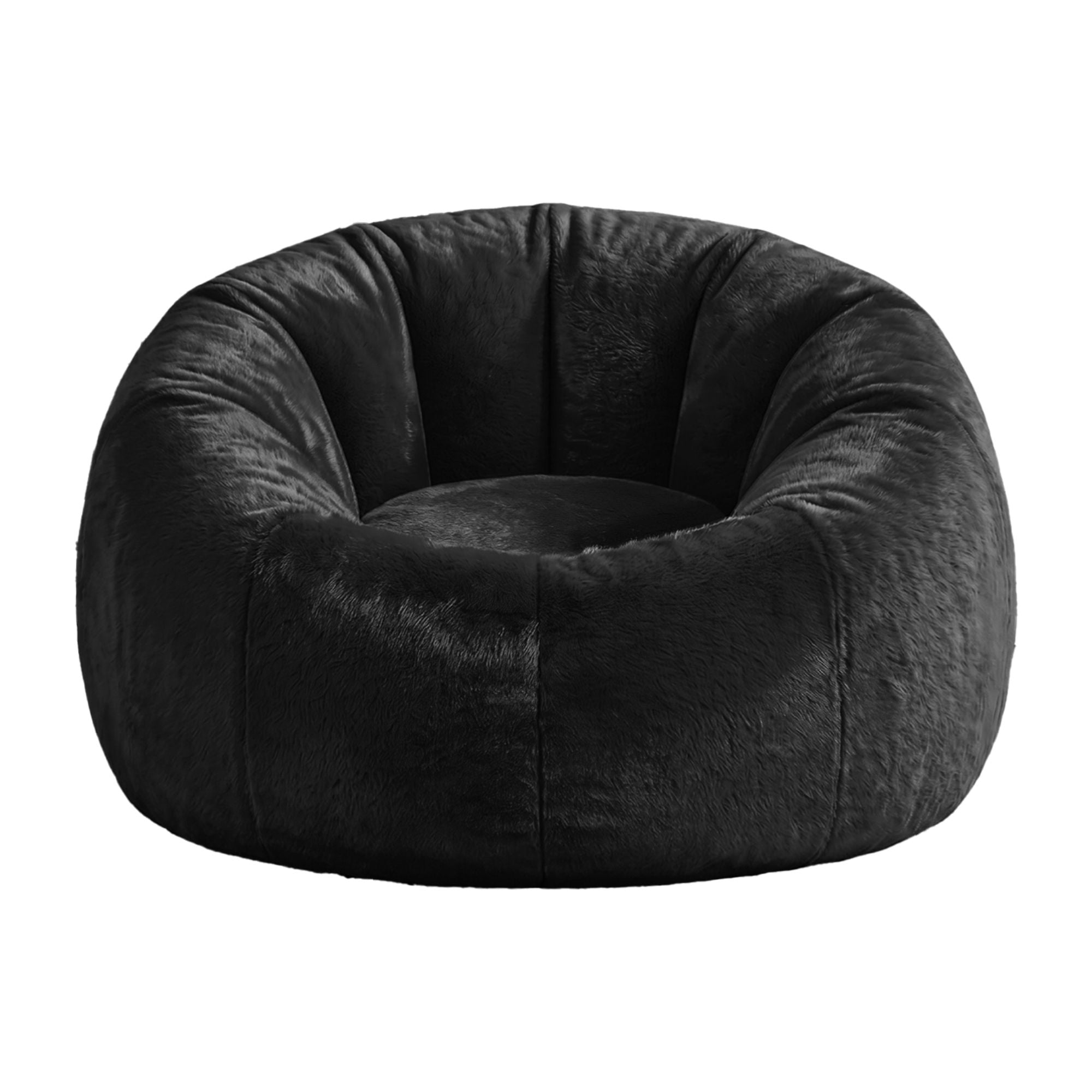 Artiss Bean Bag Chair Cover (No Filler) - Black