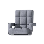 Artiss Floor Chair Lounge Sofa Swivel Grey
