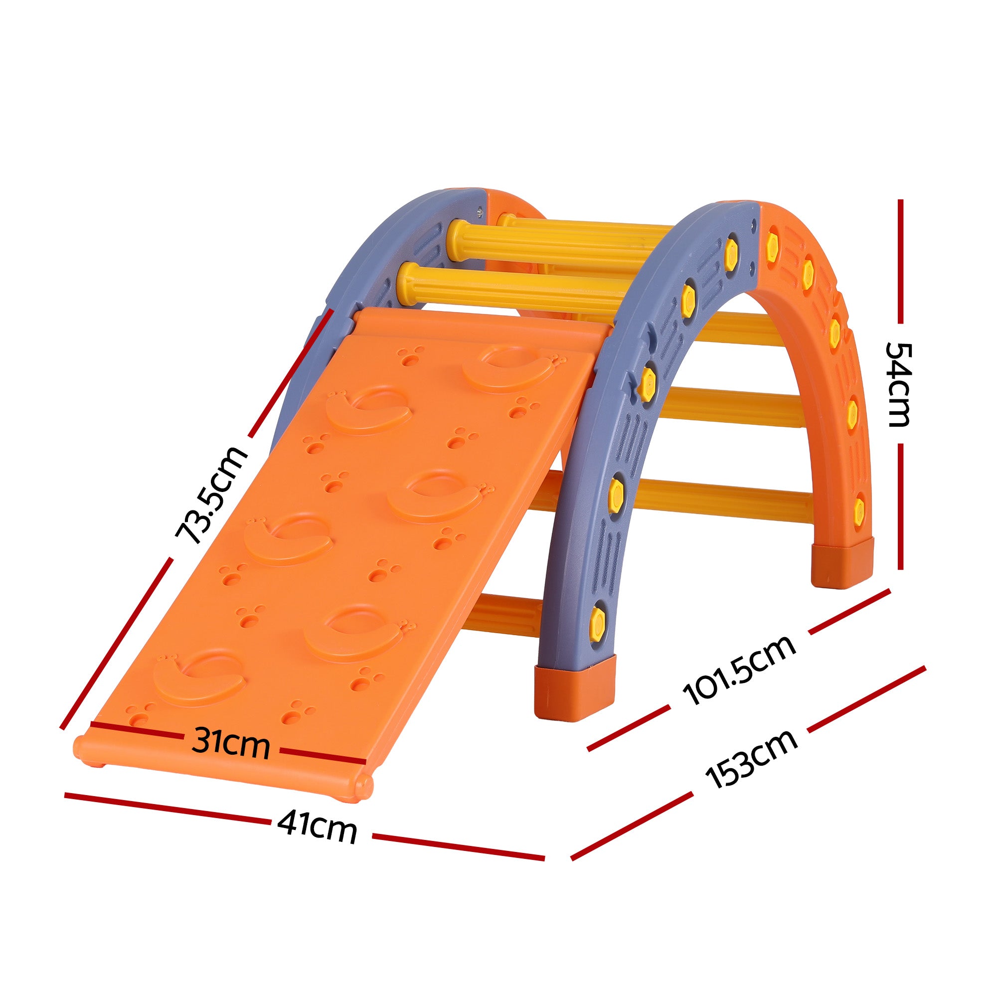 Keezi Kids Climbing Frame Set With Slide