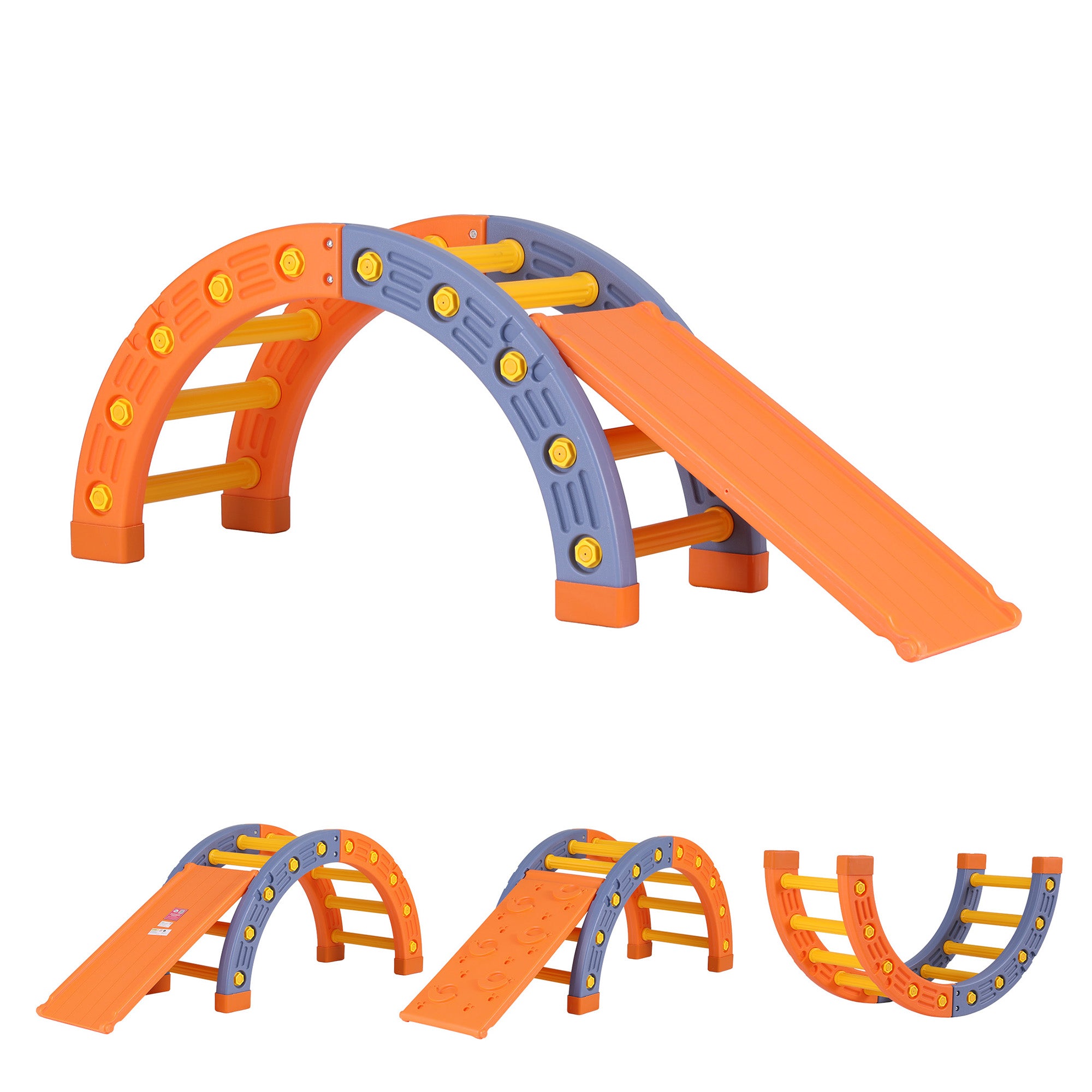 Keezi Kids Climbing Frame Set With Slide