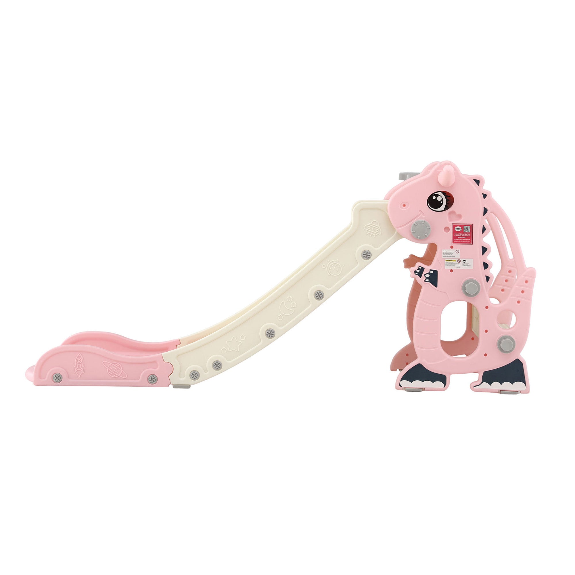 Keezi Kids Slide Set - 125cm Pink