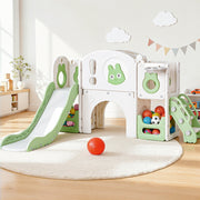 Keezi Kids Slide Swing Set - Green