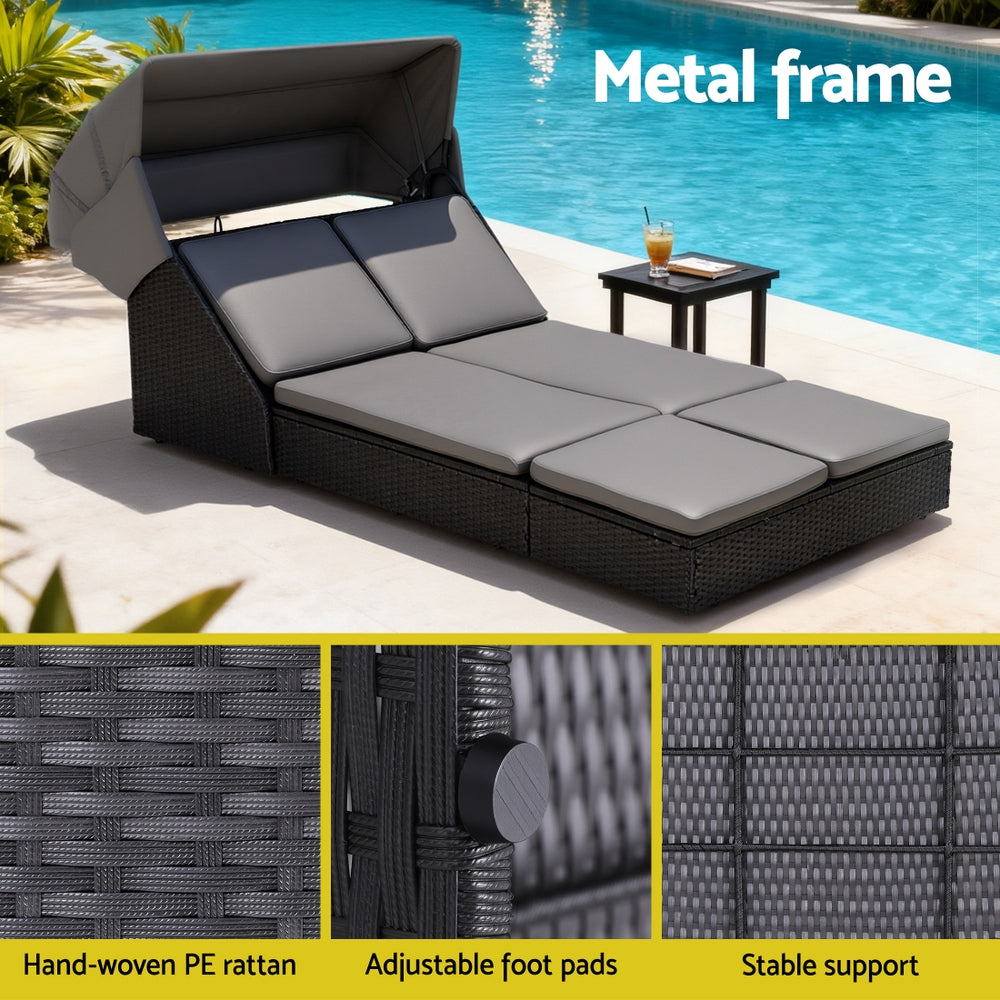 Gardeon Outdoor Wicker Day Bed