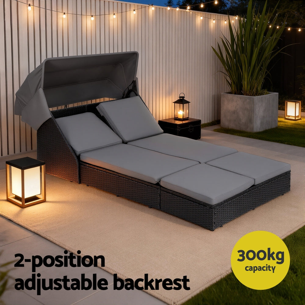 Gardeon Outdoor Wicker Day Bed