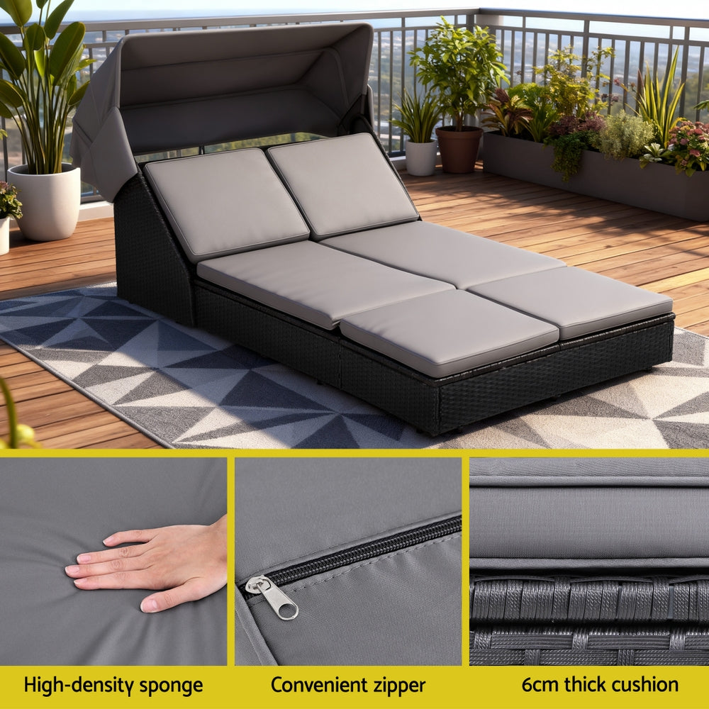 Gardeon Outdoor Wicker Day Bed