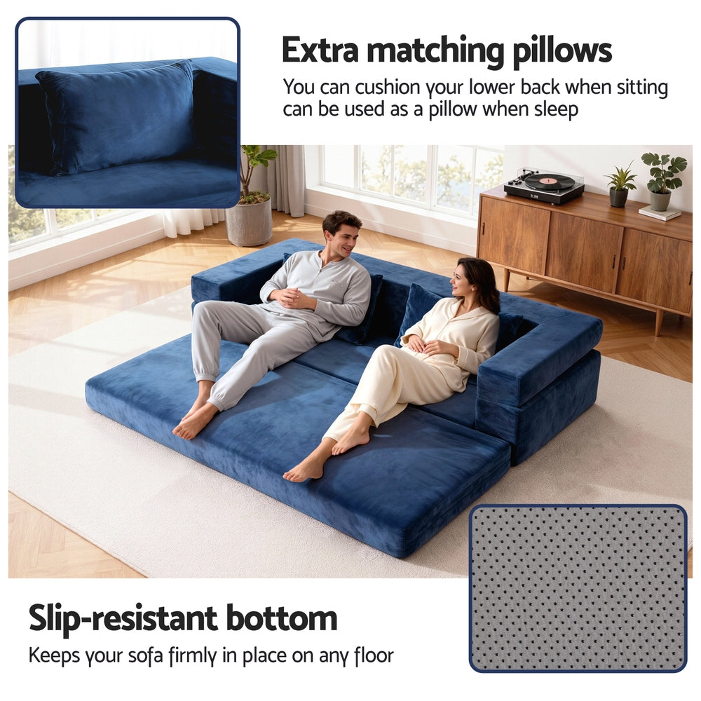 Artiss Convertible Folding Sofa Bed