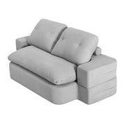Artiss Convertible Folding Sofa Bed - Boneless Grey