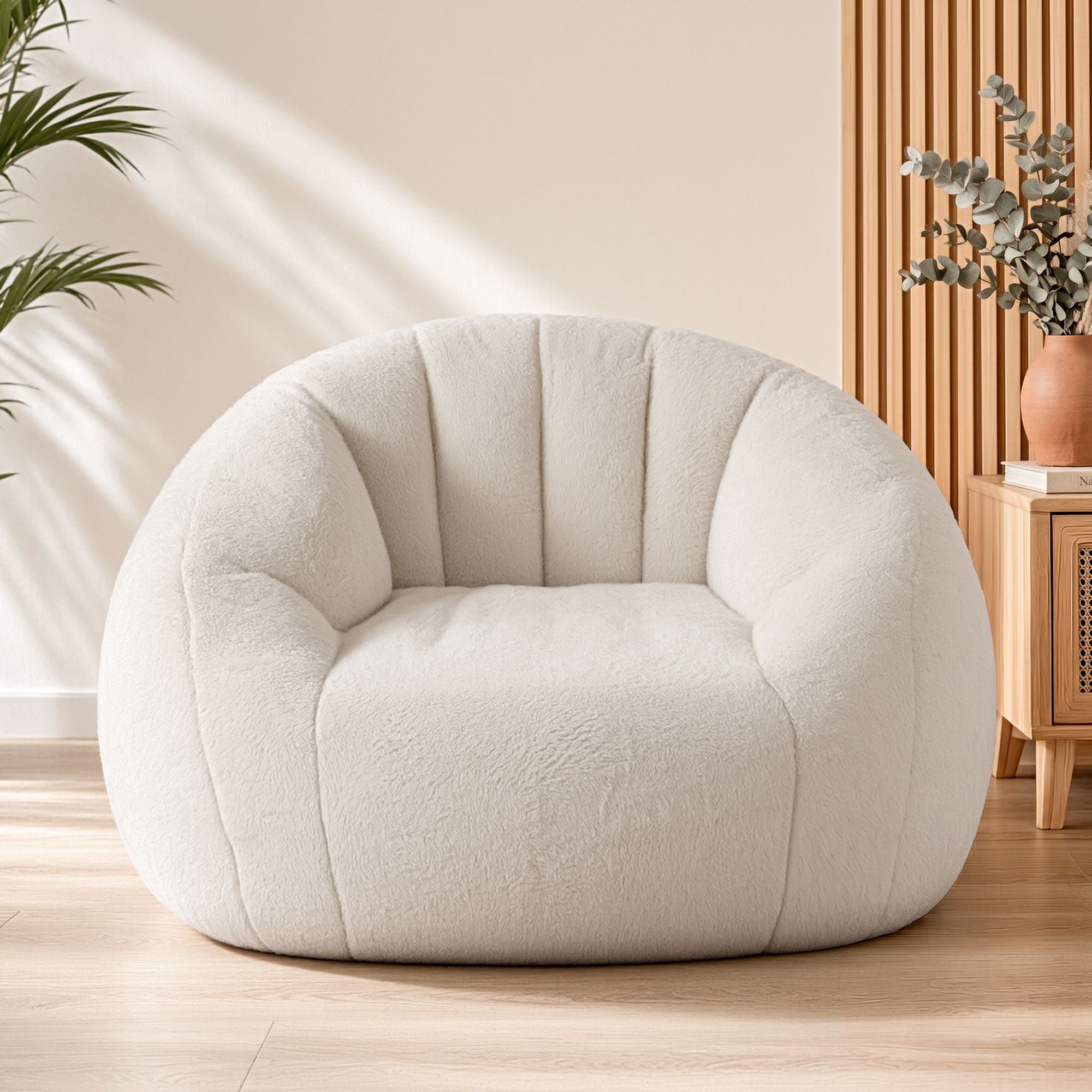 Artiss Single Boneless - White