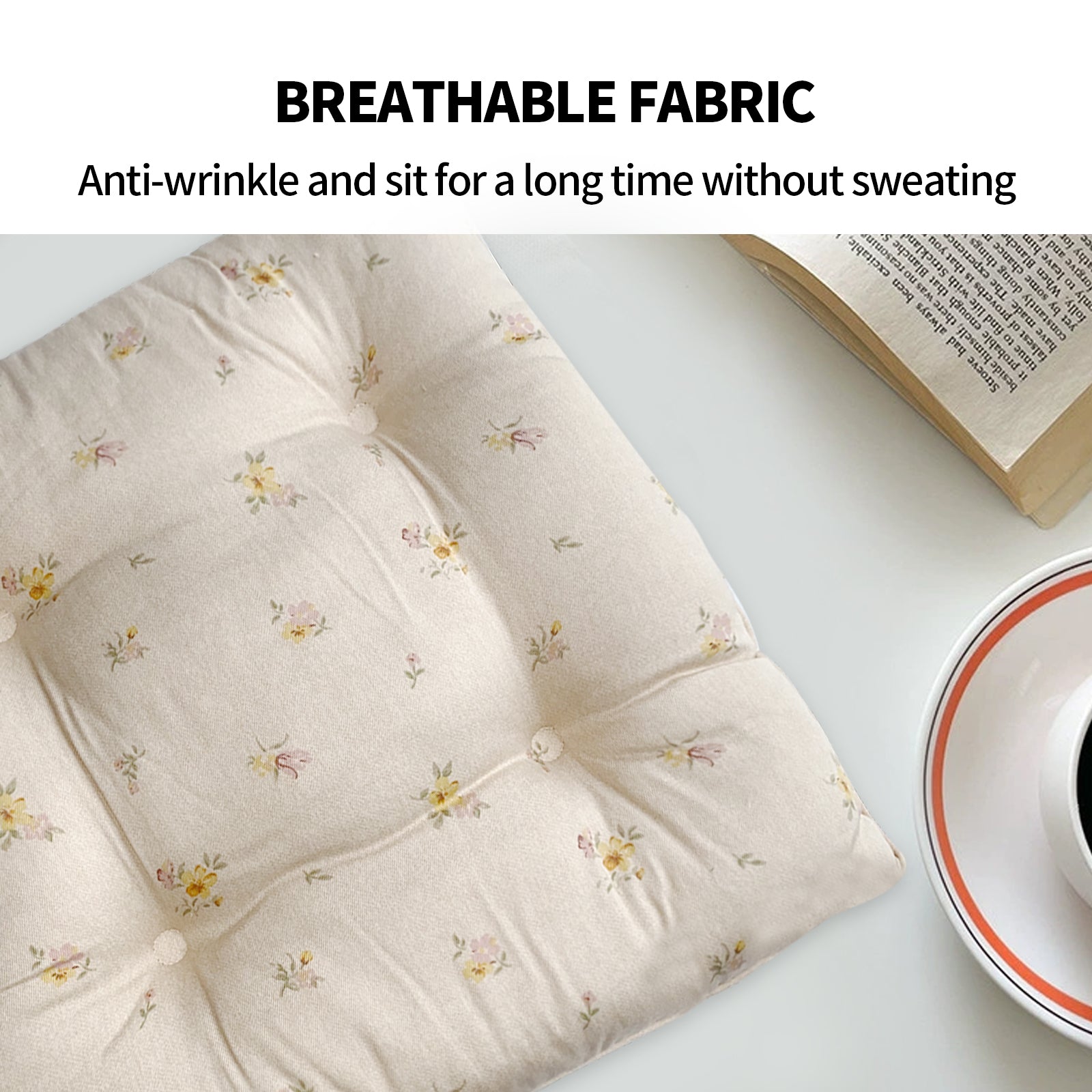 Seat Cushions Outdoor Indoor Cushion Square  Soft Chair Pad