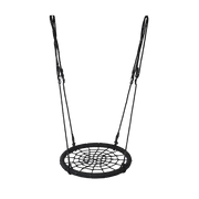 Kids Rope Swing Round Outdoor Birds Crows Nest Spider Web Swing Seat 65cm