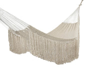 Ivory Cascade, hand woven rope Authentic Mexican Hammock